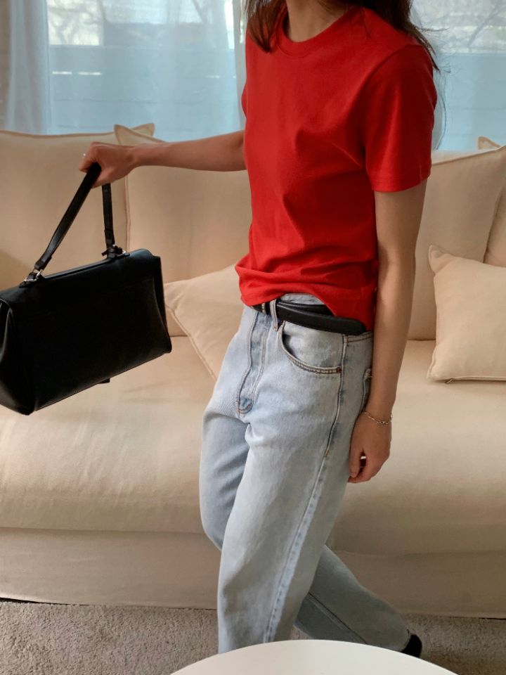 KOMOREBI韓國東大門代購女裝新品職業26春夏人氣時尚休閑T恤KOMOREBIT恤