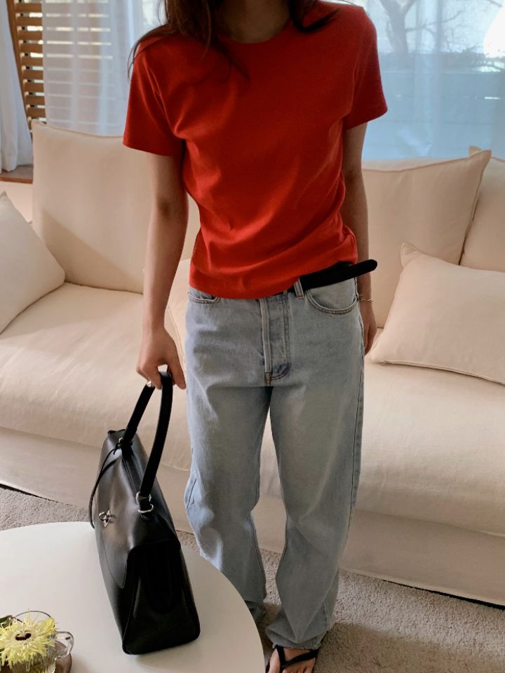 KOMOREBI韓國東大門代購女裝新品職業26春夏人氣時尚休閑T恤KOMOREBIT恤