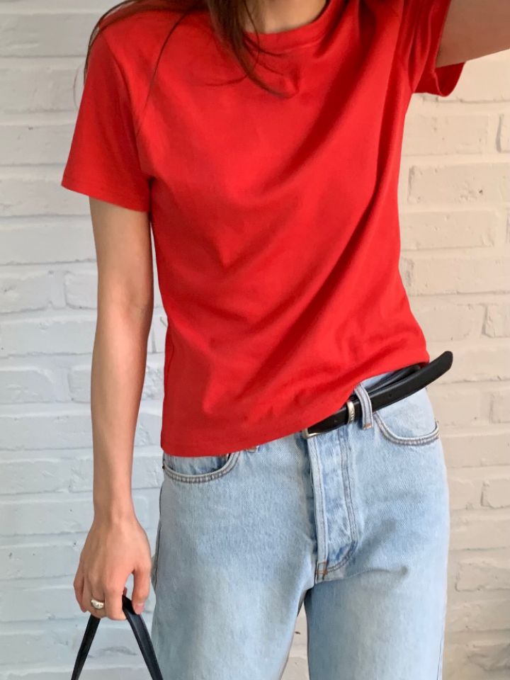 KOMOREBI韓國東大門代購女裝新品職業26春夏人氣時尚休閑T恤KOMOREBIT恤