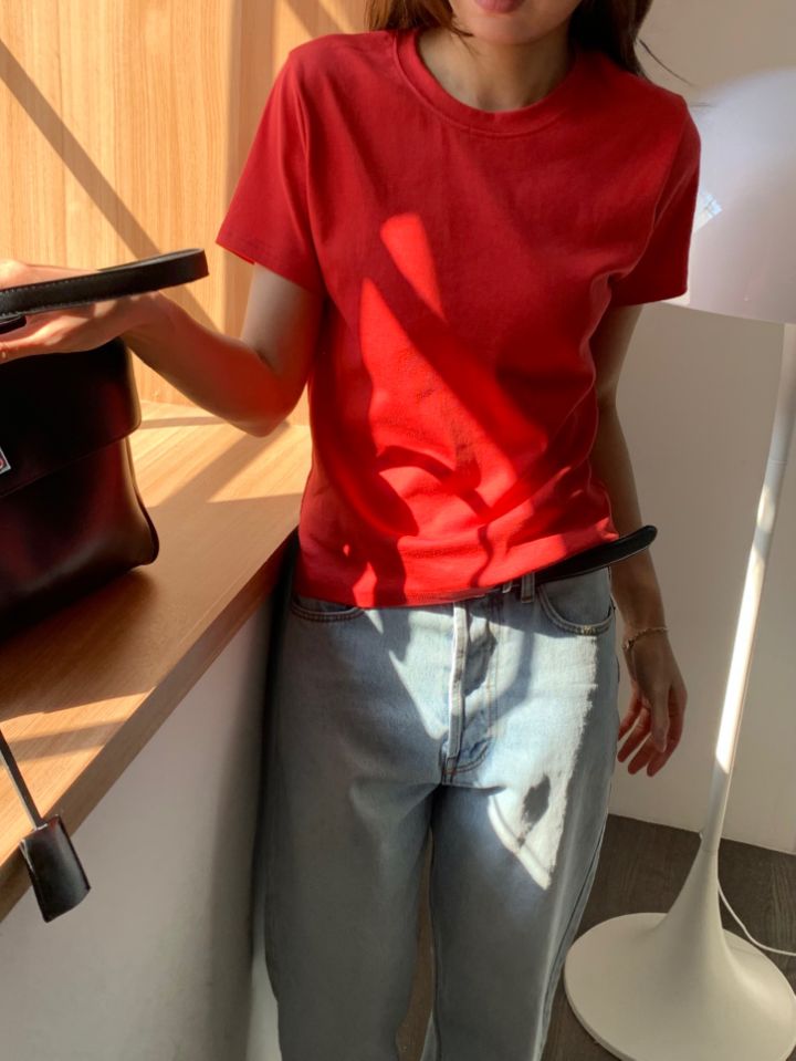 KOMOREBI韓國東大門代購女裝新品職業26春夏人氣時尚休閑T恤KOMOREBIT恤