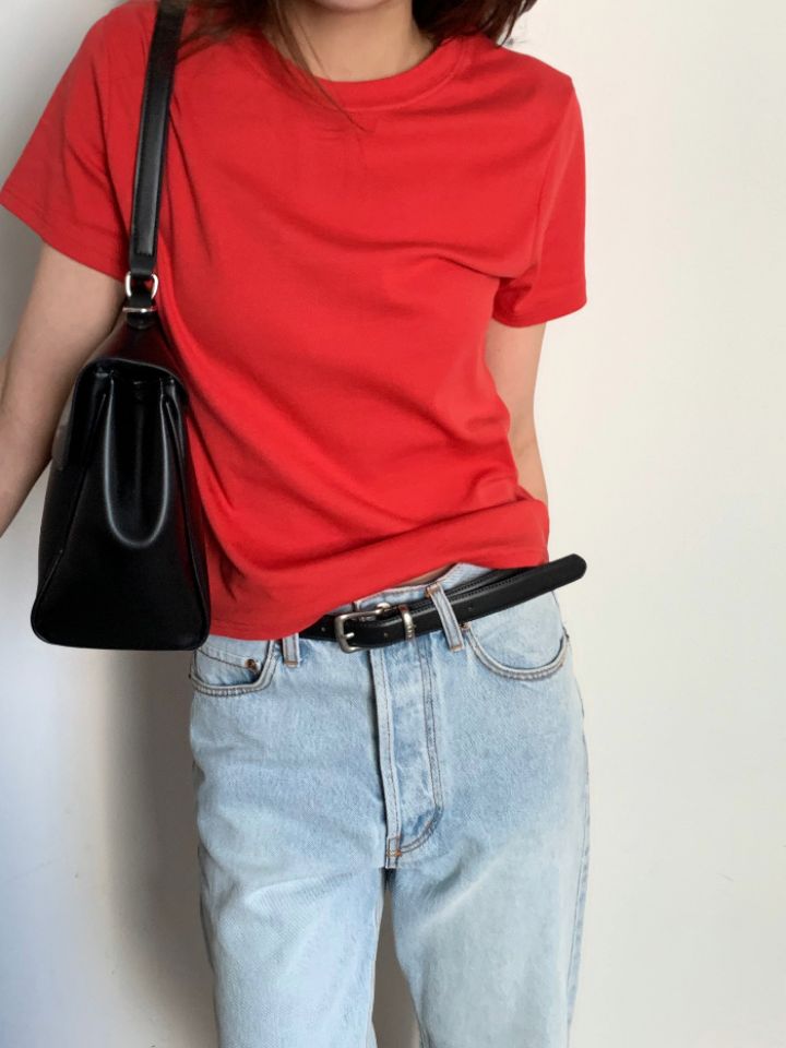 KOMOREBI韓國東大門代購女裝新品職業26春夏人氣時尚休閑T恤KOMOREBIT恤