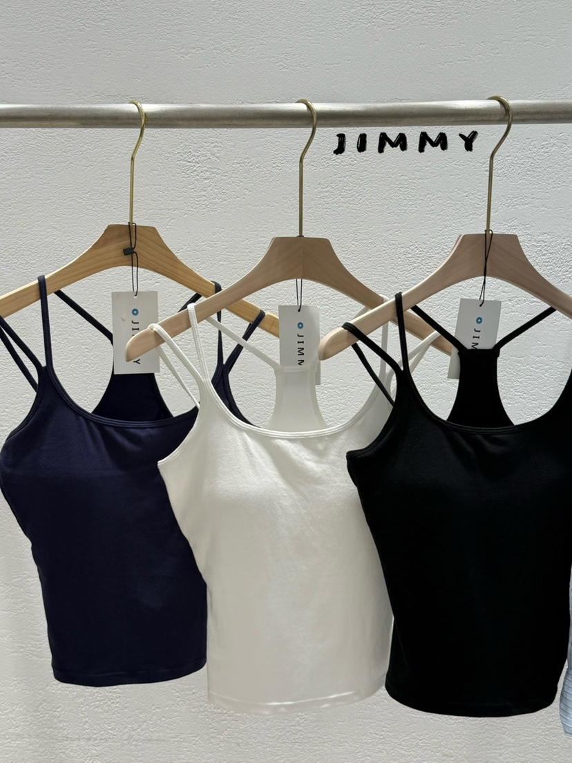 JIMMY韓國直郵女裝新款時尚26春夏推薦人氣熱賣吊帶背心條紋JIMMY/REMAKE吊帶/背心