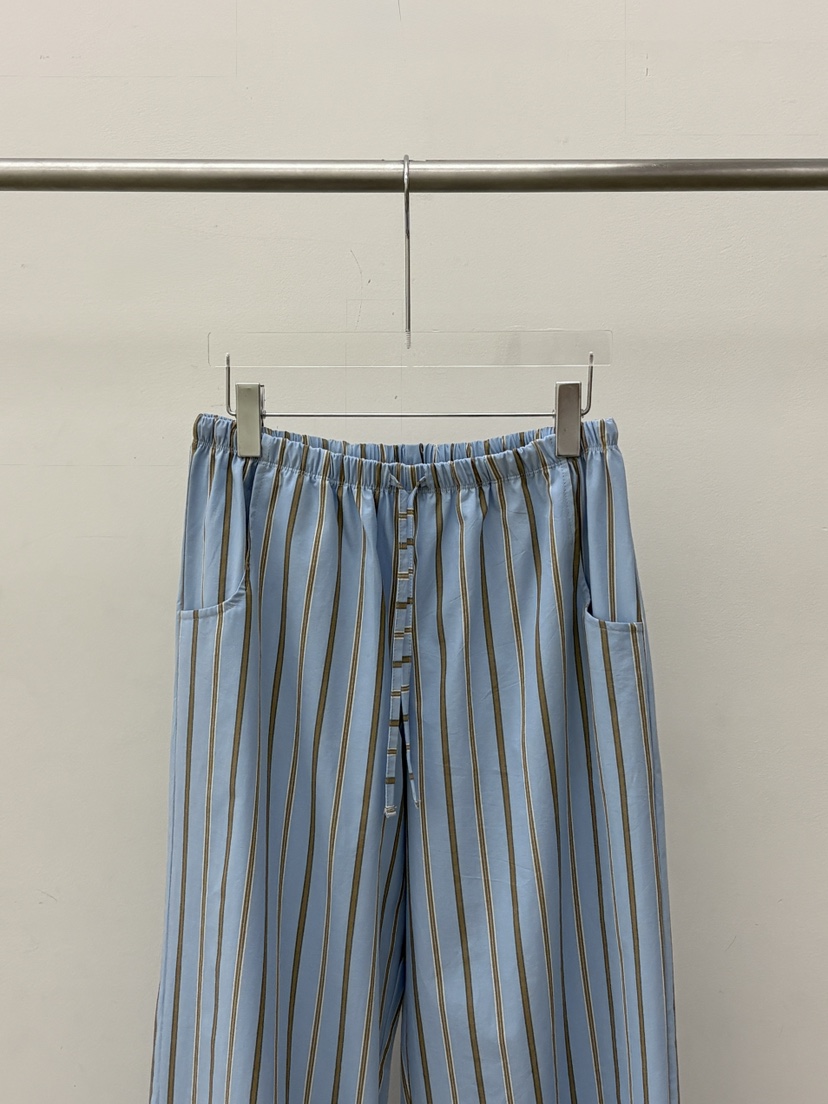 OURS韓國東大門直郵女士新品推薦熱賣職業休閑休閑褲條紋OURS休閑褲