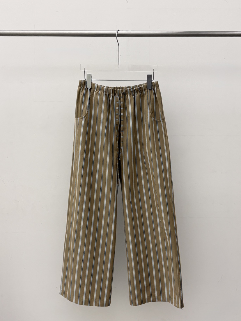 OURS韓國東大門直郵女士新品推薦熱賣職業休閑休閑褲條紋OURS休閑褲圖色2