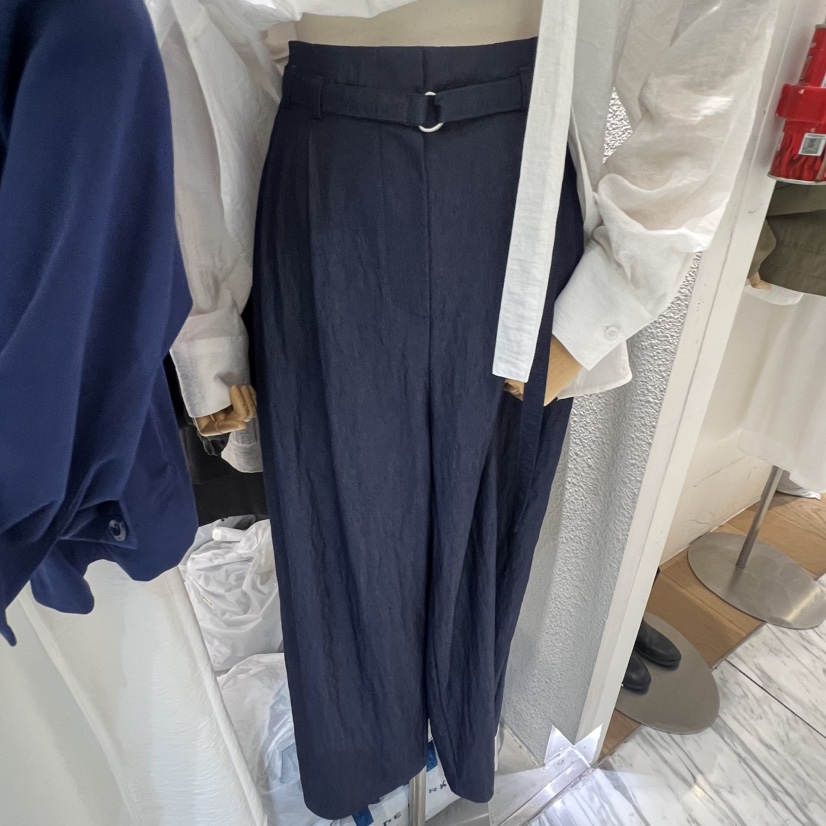 SENDTWO韓國直郵女裝新品26春夏推薦時尚職業休閑褲含腰帶SENDTWO休閑褲圖色1