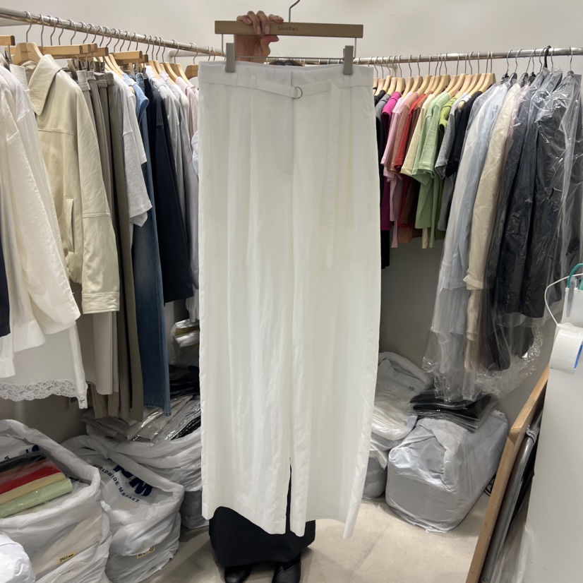 SENDTWO韓國直郵女裝新品26春夏推薦時尚職業休閑褲含腰帶SENDTWO休閑褲圖色2