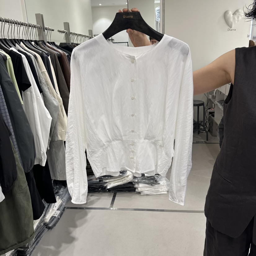 DIARRA韓國直郵女士新品休閑26春夏推薦時尚熱賣襯衫蕾絲衫DIARRA襯衫/蕾絲衫圖色1