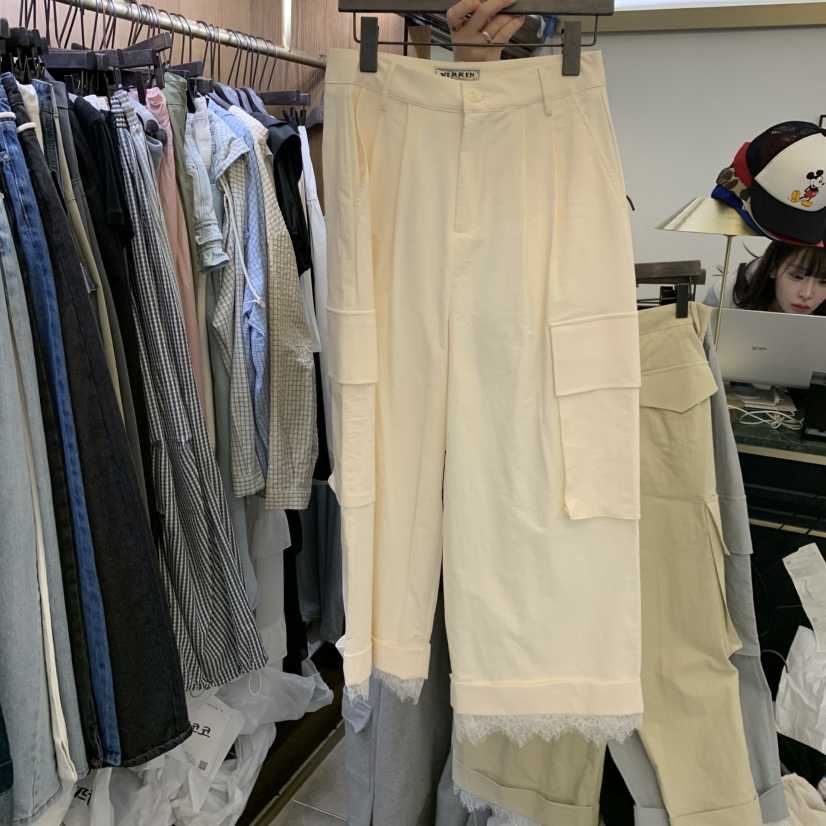 VIRKIN韓國直郵女士新款26春夏休閑職業時尚推薦人氣休閑褲VIRKIN休閑褲圖色1