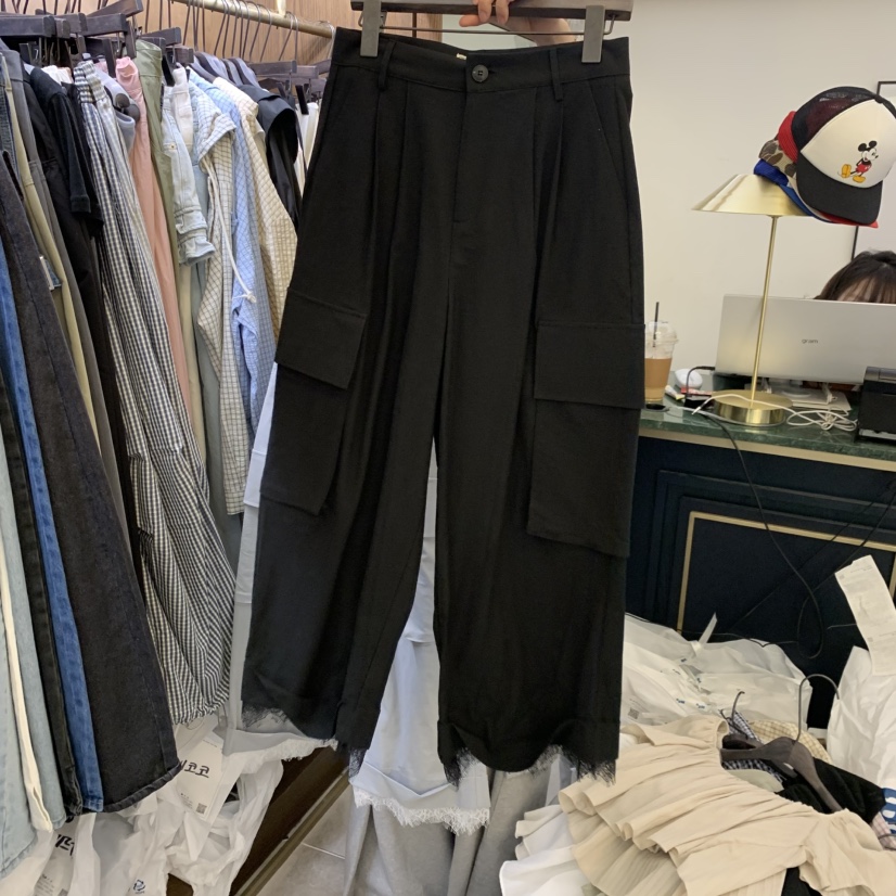 VIRKIN韓國直郵女士新款26春夏休閑職業時尚推薦人氣休閑褲VIRKIN休閑褲圖色2