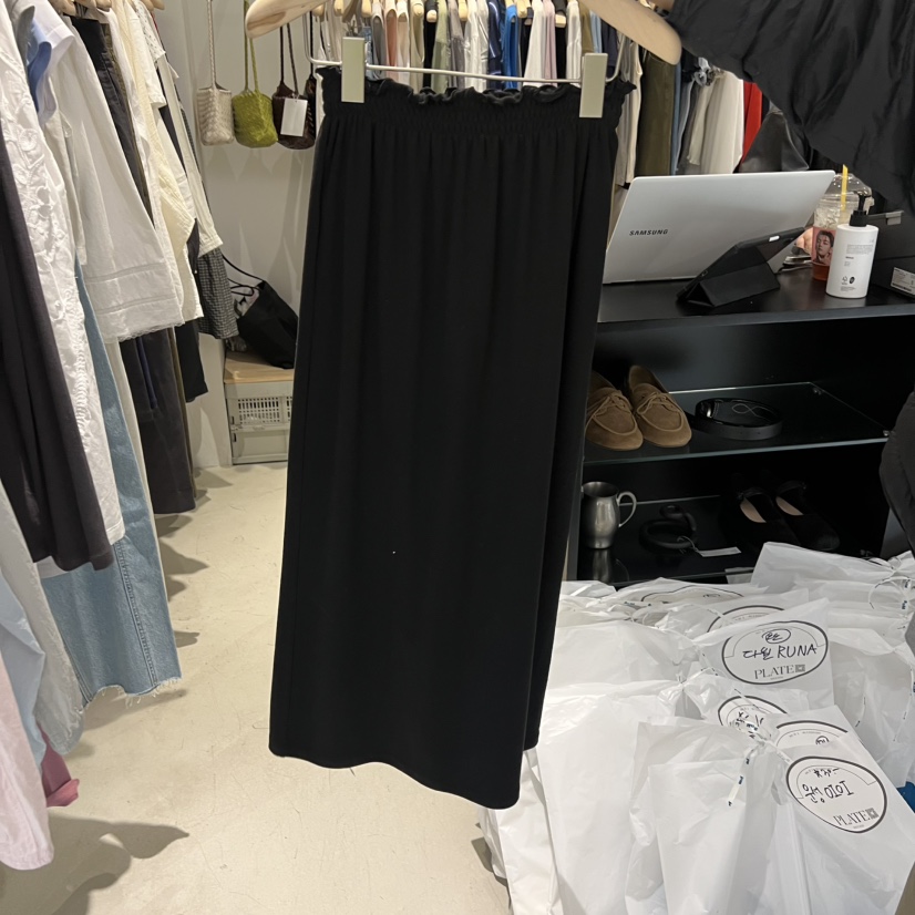 PLATE韓國直郵女士新款推薦熱賣26春夏職業休閑時尚人氣長裙PLATE長裙圖色2