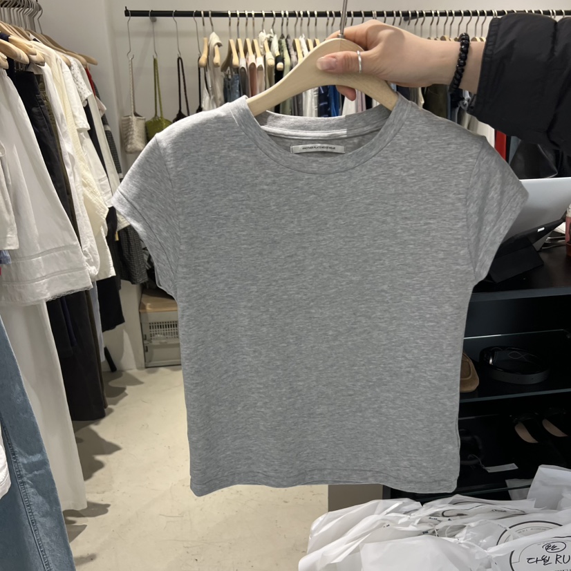 PLATE韓國東大門直郵女裝新款職業人氣時尚熱賣休閑推薦T恤PLATET恤圖色1