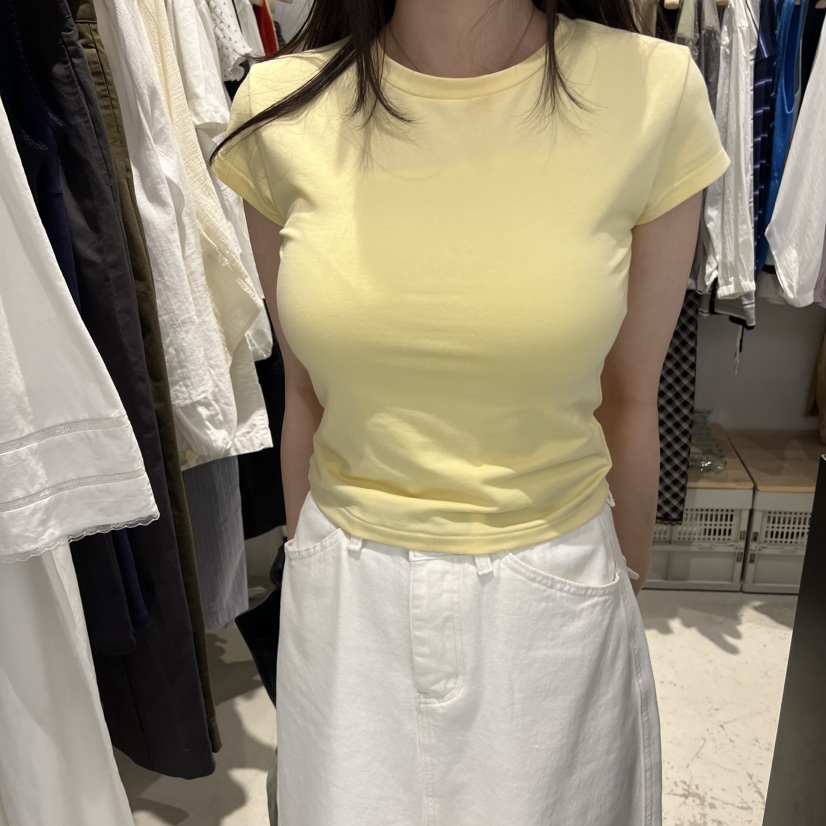 PLATE韓國東大門直郵女裝新款職業人氣時尚熱賣休閑推薦T恤PLATET恤圖色4