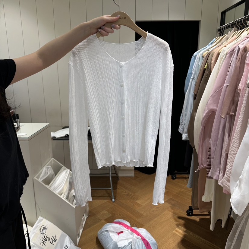 ARC韓國東大門直郵女裝新品休閑時尚熱賣職業推薦26春夏針織衫ARC EN CIEL針織衫圖色3