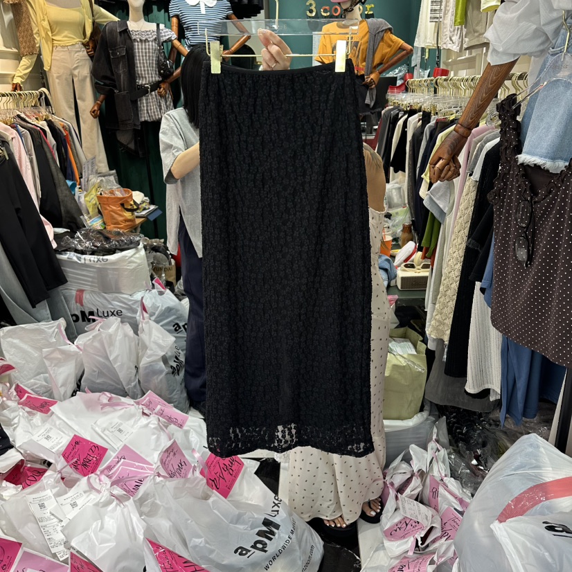 3COLOR韓國直郵實拍女士新品職業長裙Three color長裙圖色2