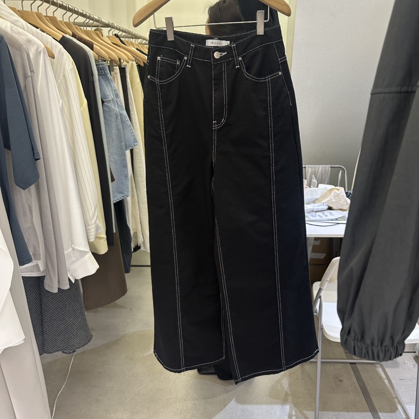 AMON韓國東大門代購女裝新品職業26春夏推薦時尚休閑休閑褲AMON休閑褲圖色2