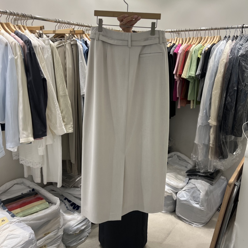 SENDTWO韓國直郵女士新品熱賣休閑時尚職業26春夏推薦長裙SENDTWO長裙