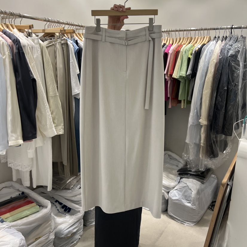 SENDTWO韓國直郵女士新品熱賣休閑時尚職業26春夏推薦長裙SENDTWO長裙圖色1