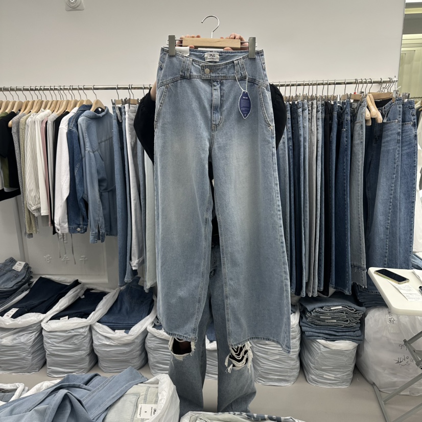 PAI韓國東大門直郵女士新品熱賣人氣時尚26春夏職業牛仔褲[PΛi]_PAi牛仔褲圖色1