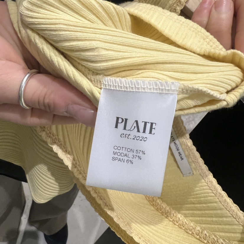 PLATE韓國代購女士新品休閑熱賣推薦時尚人氣26春夏吊帶背心PLATE吊帶/背心