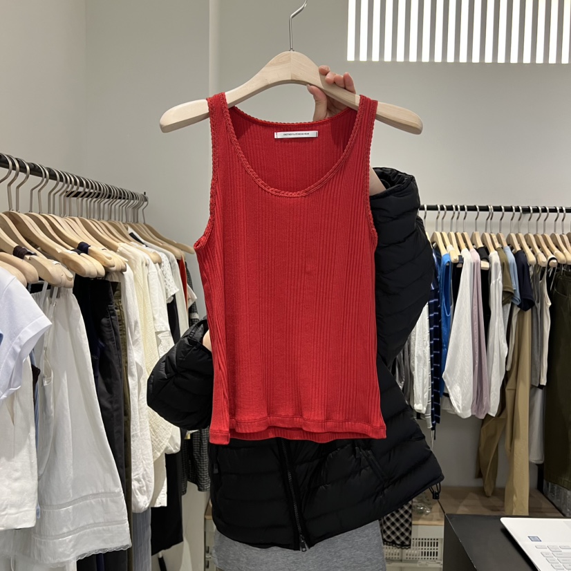 PLATE韓國代購女士新品休閑熱賣推薦時尚人氣26春夏吊帶背心PLATE吊帶/背心圖色2