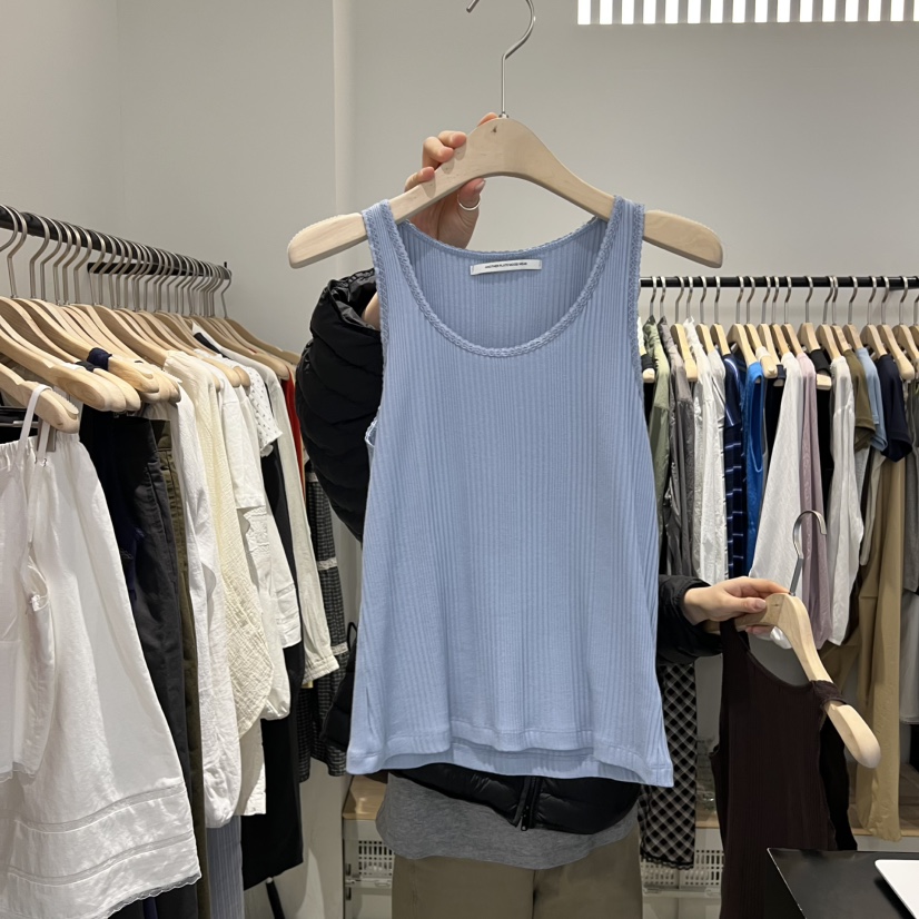 PLATE韓國代購女士新品休閑熱賣推薦時尚人氣26春夏吊帶背心PLATE吊帶/背心圖色3