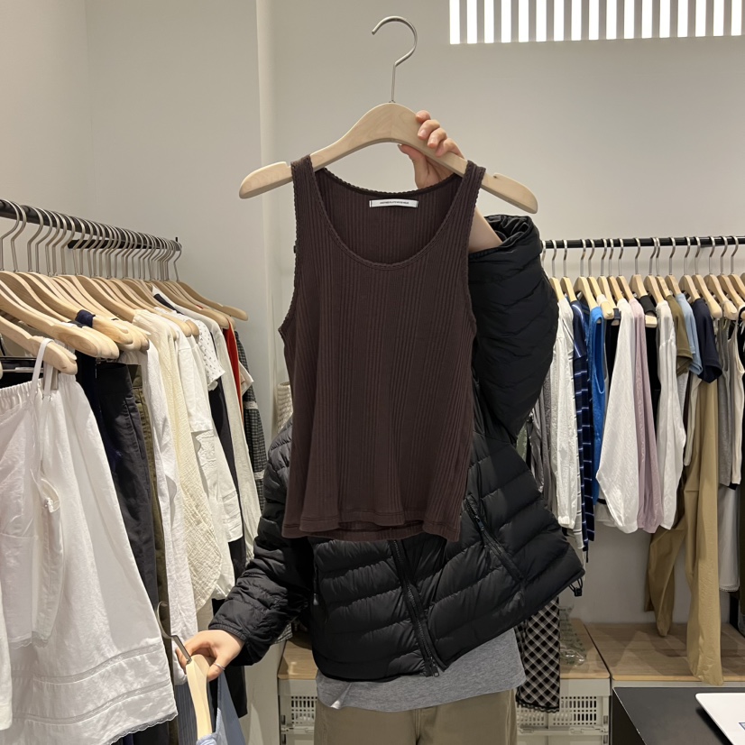 PLATE韓國代購女士新品休閑熱賣推薦時尚人氣26春夏吊帶背心PLATE吊帶/背心圖色4