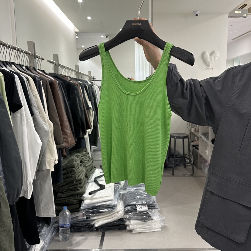 DIARRA韓國直郵實拍女裝新款人氣26春夏時尚休閑吊帶背心DIARRA吊帶/背心圖色1