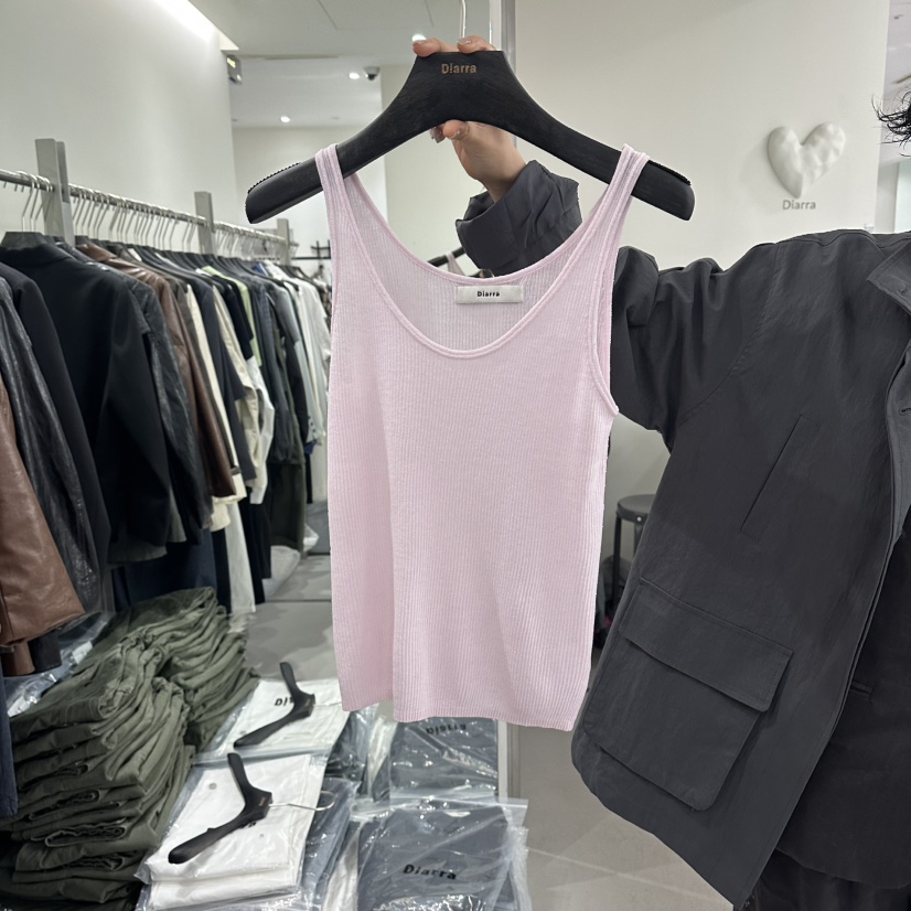 DIARRA韓國直郵實拍女裝新款人氣26春夏時尚休閑吊帶背心DIARRA吊帶/背心圖色2