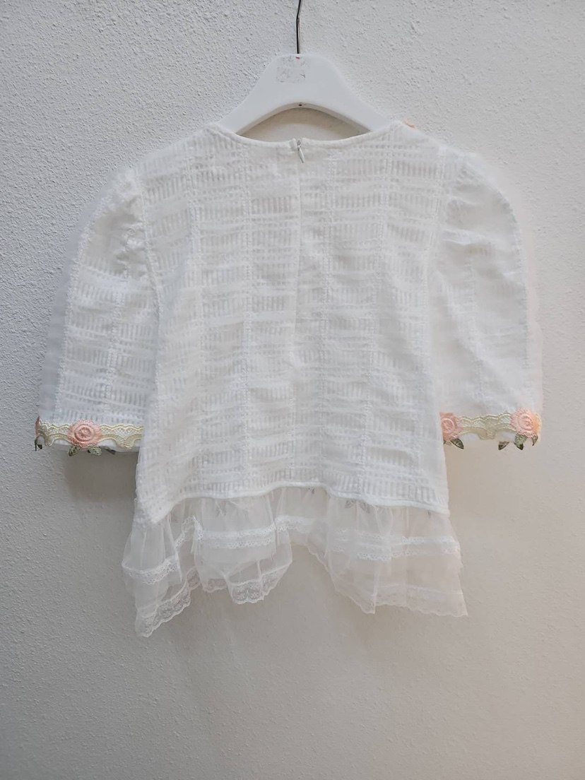 REDPIG韓國東大門代購女裝新款人氣時尚推薦26春夏襯衫蕾絲衫Red Pig襯衫/蕾絲衫