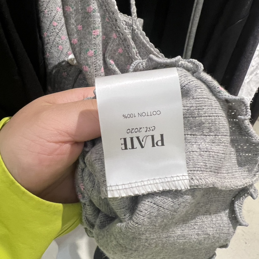 PLATE韓國直郵女裝新款推薦熱賣休閑26春夏時尚職業吊帶背心PLATE吊帶/背心