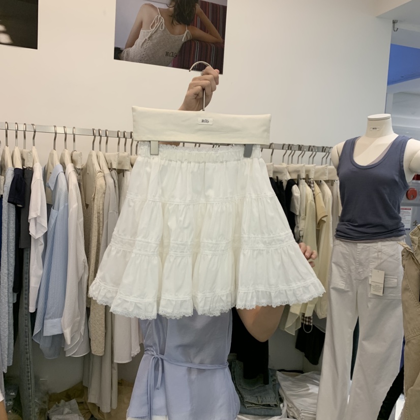 MAG韓國直郵女裝新品人氣職業休閑熱賣時尚26春夏短裙多層MAG短裙圖色1