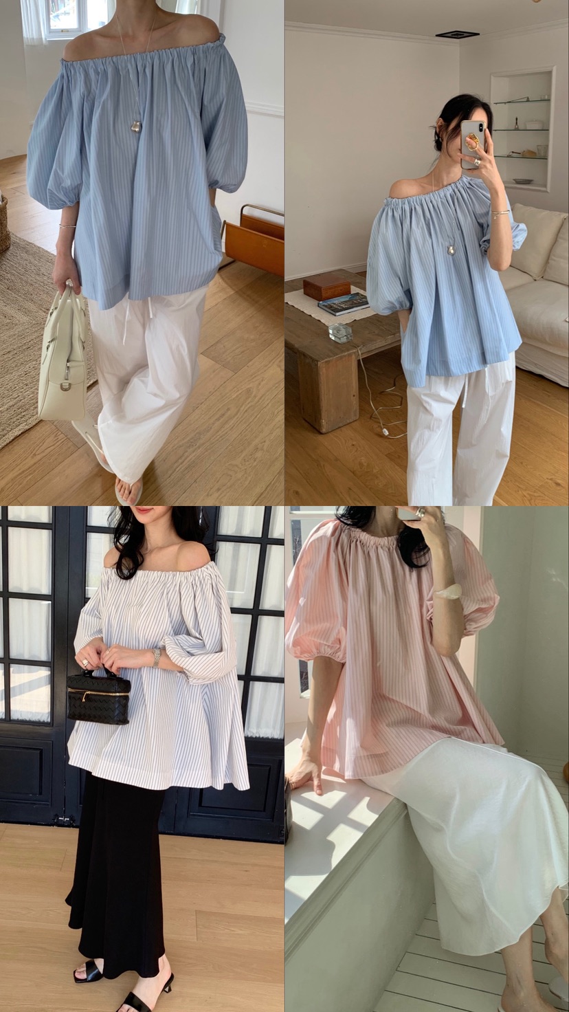 ARC韓國東大門代購女士新品推薦人氣職業休閑襯衫蕾絲衫露肩ARC EN CIEL襯衫/蕾絲衫