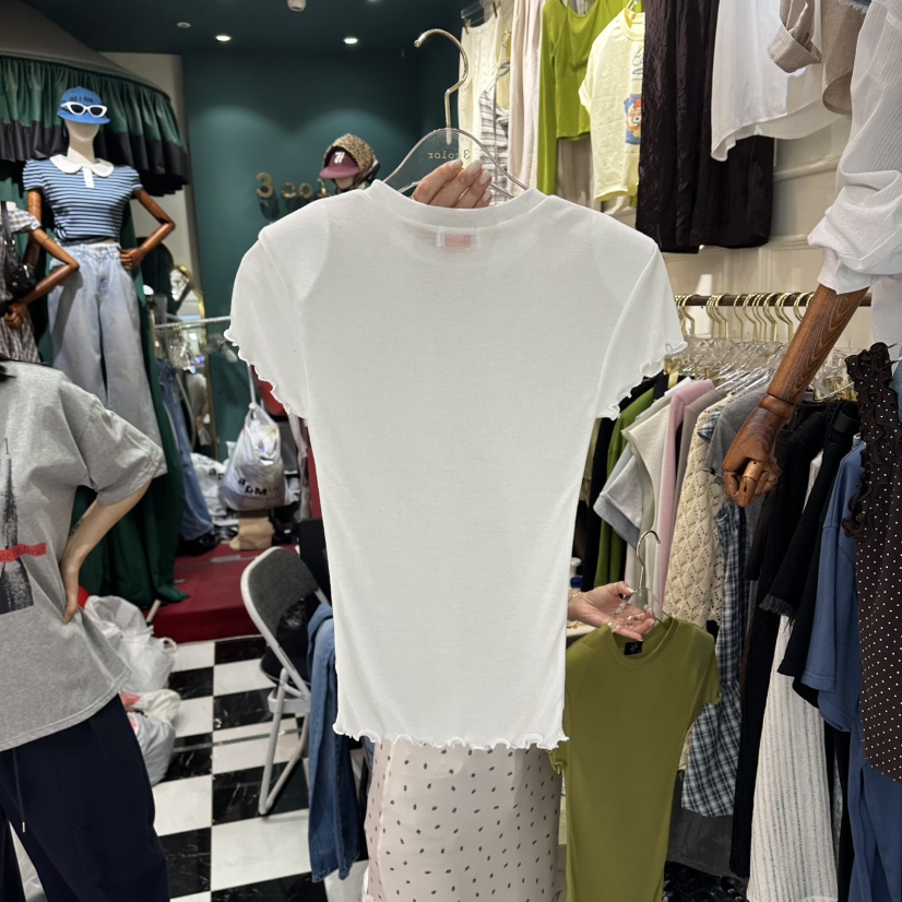 3COLOR韓國直郵女士新品26春夏T恤Three colorT恤