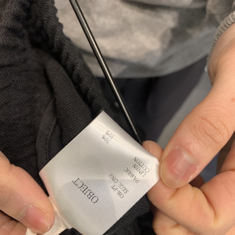 OBJECT韓國代購女裝新款人氣職業推薦熱賣休閑時尚短褲亞麻OBJECT短褲