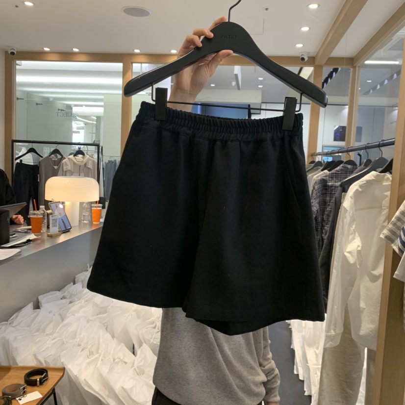 OBJECT韓國代購女裝新款人氣職業推薦熱賣休閑時尚短褲亞麻OBJECT短褲圖色2