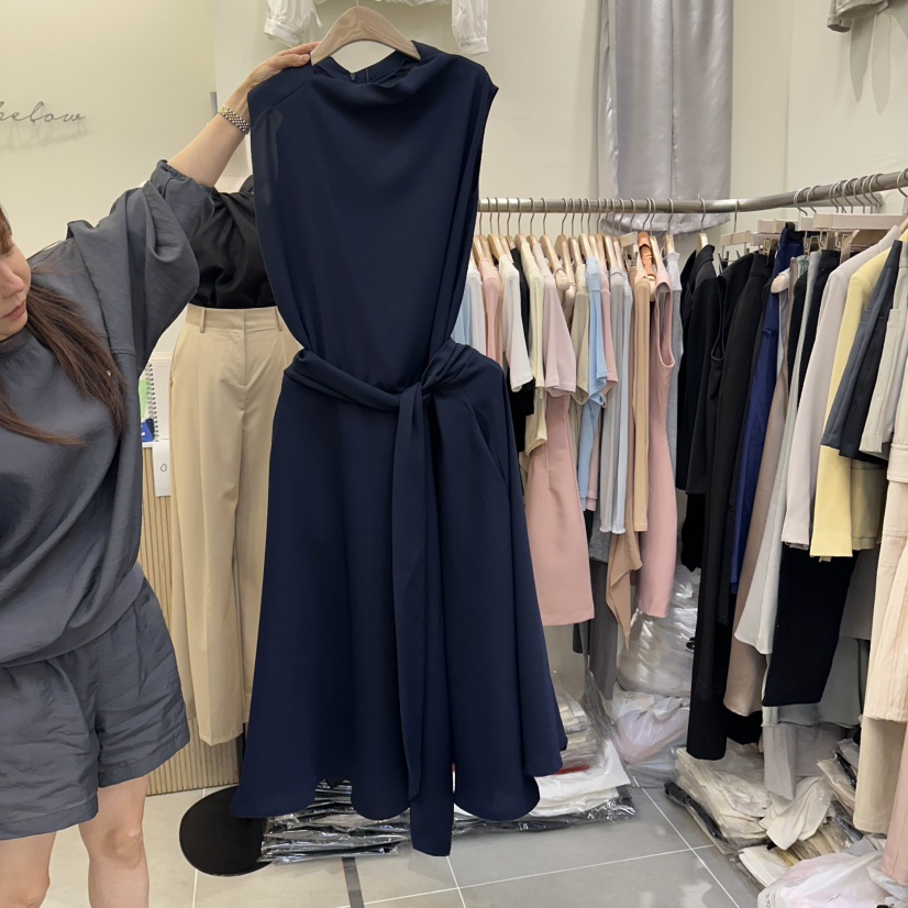 THE LOW韓國東大門直郵女士新品職業推薦人氣26春夏連衣裙THE LOW連衣裙圖色2