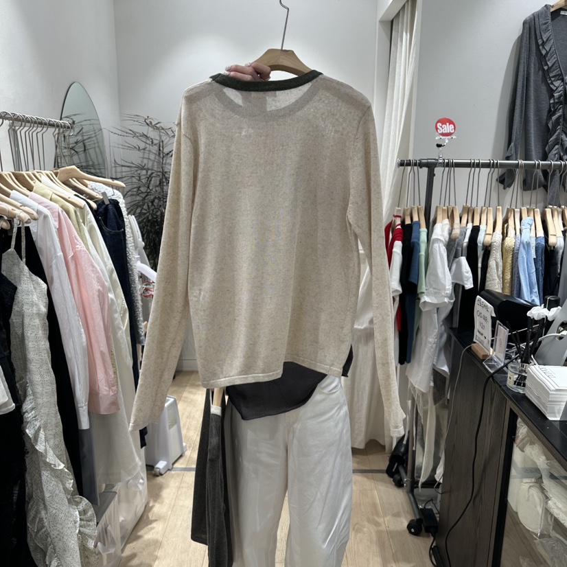 DDAY韓國代購女士新品推薦時尚休閑熱賣26春夏職業長袖T恤DDAY長袖T恤