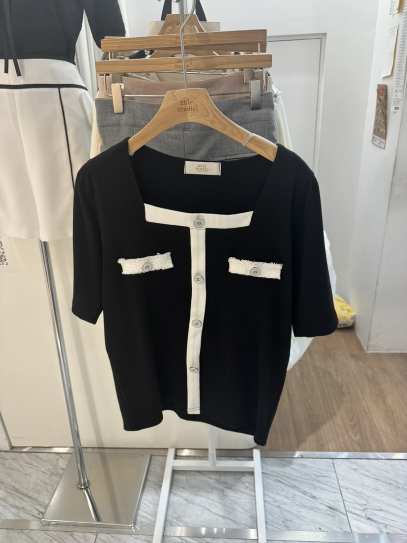 ABLESTUDIO韓國直郵女士新款熱賣推薦休閑人氣26春夏針織衫ABLESTUDIO針織衫圖色2