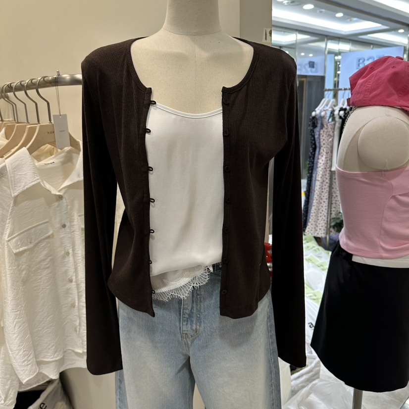 NOPSIS韓國直郵女裝新品推薦休閑人氣職業熱賣時尚針織衫NOPSIS針織衫圖色2