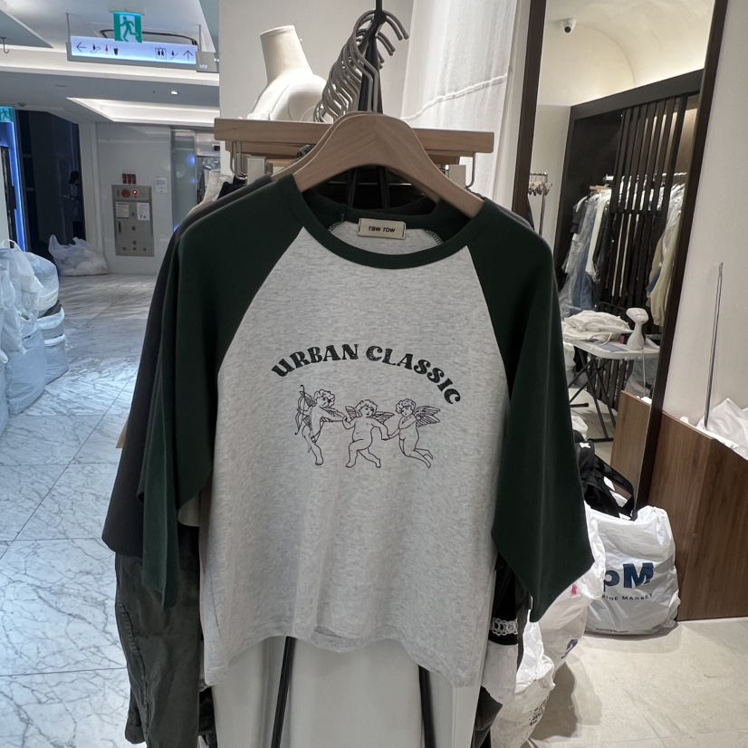 RAWROW韓國東大門直郵女士新款休閑時尚熱賣26春夏推薦T恤RAWROWT恤圖色2