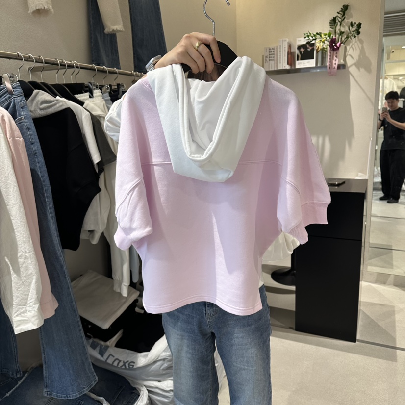 LIVU/MEMO CLASSIC韓國代購女裝新款休閑衛衣連帽衫撞色LIVU/MEMO CLASSIC衛衣