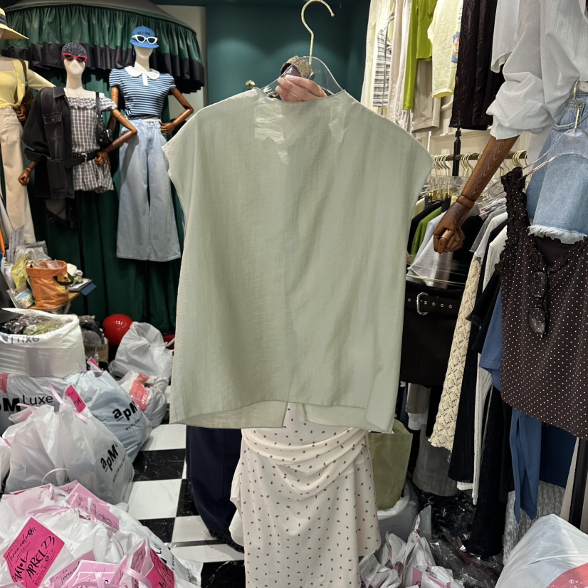 3COLOR韓國東大門代購女士新款職業襯衫蕾絲衫Three color襯衫/蕾絲衫圖色1