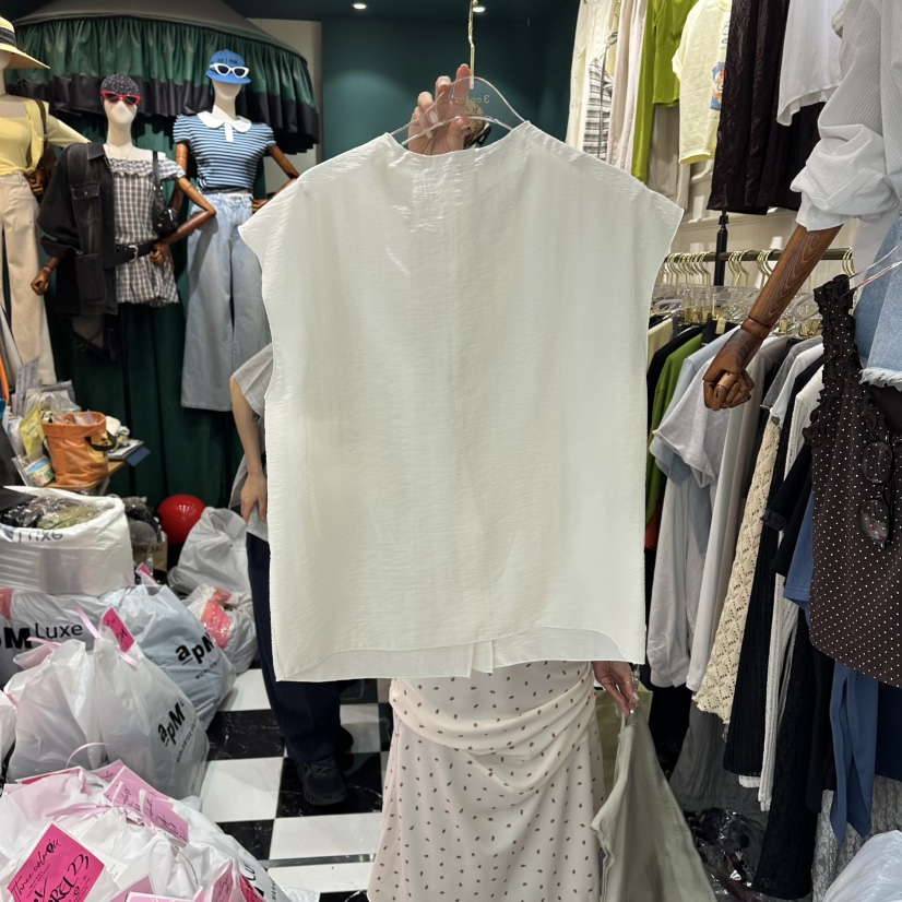 3COLOR韓國東大門代購女士新款職業襯衫蕾絲衫Three color襯衫/蕾絲衫圖色2