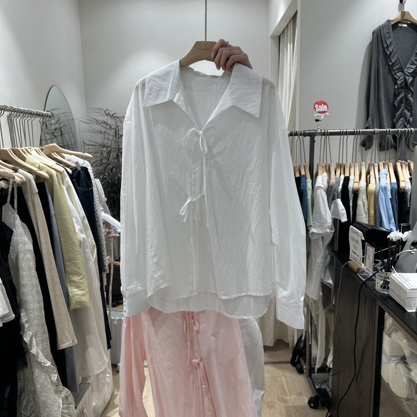 DDAY韓國東大門代購女士新品人氣休閑職業推薦襯衫蕾絲衫DDAY襯衫/蕾絲衫圖色2