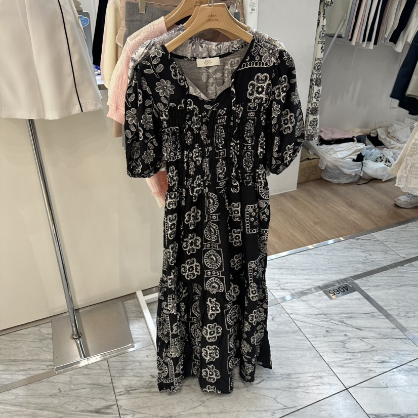 ABLESTUDIO韓國東大門直郵女士新品熱賣推薦時尚26春夏連衣裙ABLESTUDIO連衣裙圖色2