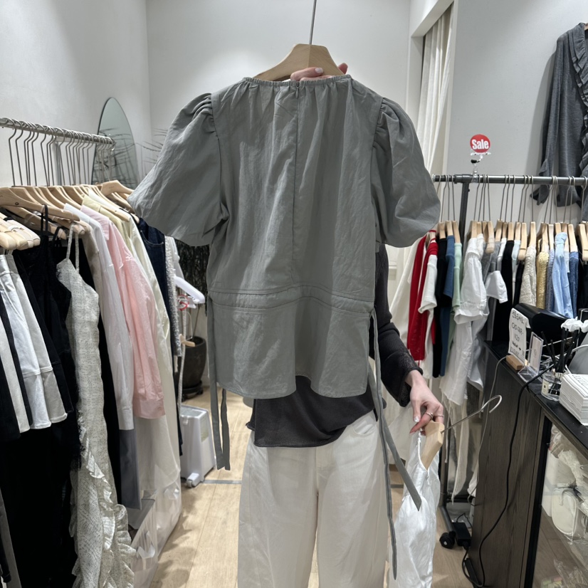 DDAY韓國直郵女士新品推薦熱賣26春夏職業時尚襯衫蕾絲衫DDAY襯衫/蕾絲衫