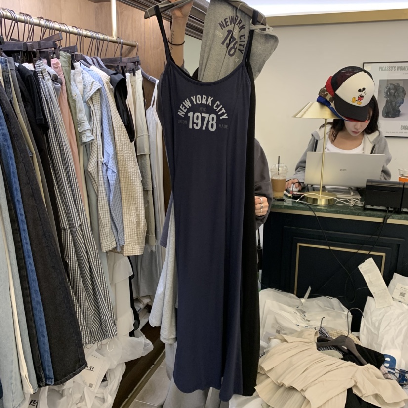 VIRKIN韓國直郵女裝新款熱賣26春夏職業人氣時尚休閑連衣裙VIRKIN連衣裙圖色1