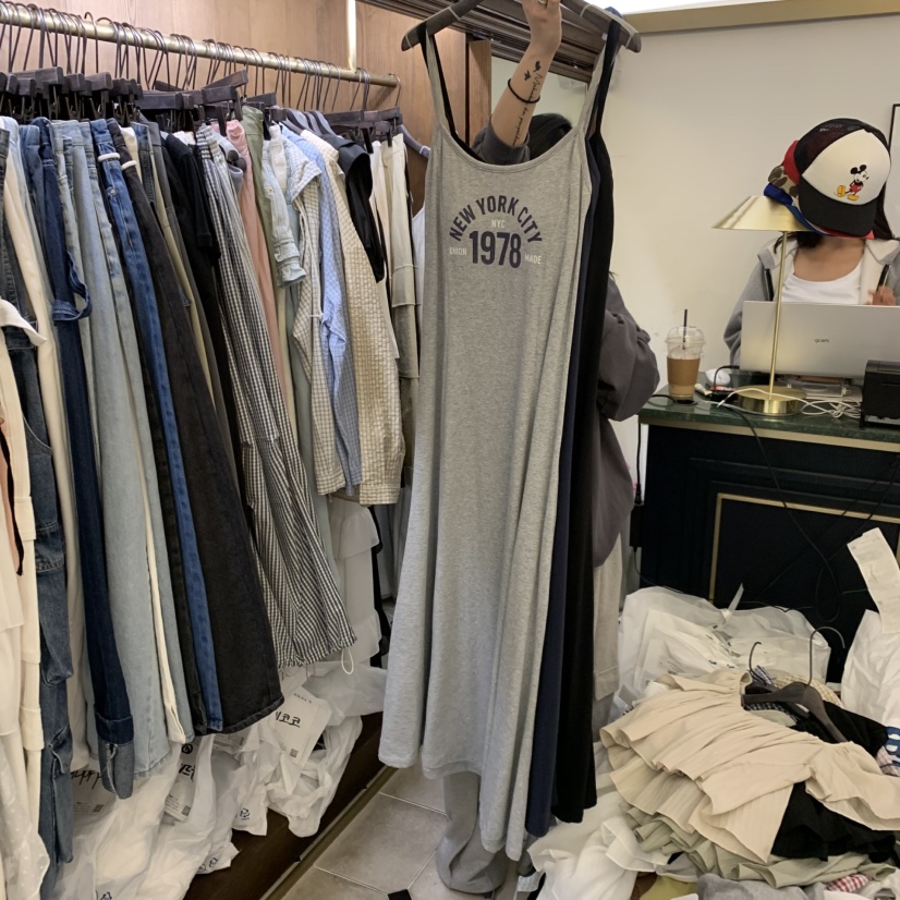 VIRKIN韓國直郵女裝新款熱賣26春夏職業人氣時尚休閑連衣裙VIRKIN連衣裙圖色2