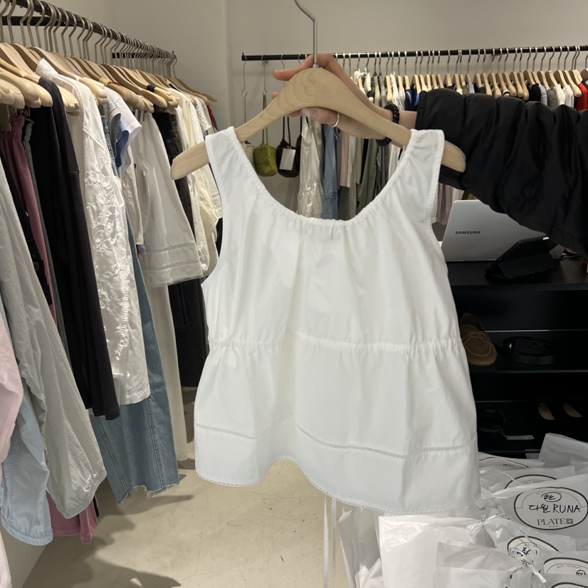 PLATE韓國東大門直郵女裝新品時尚職業26春夏推薦吊帶背心PLATE吊帶/背心