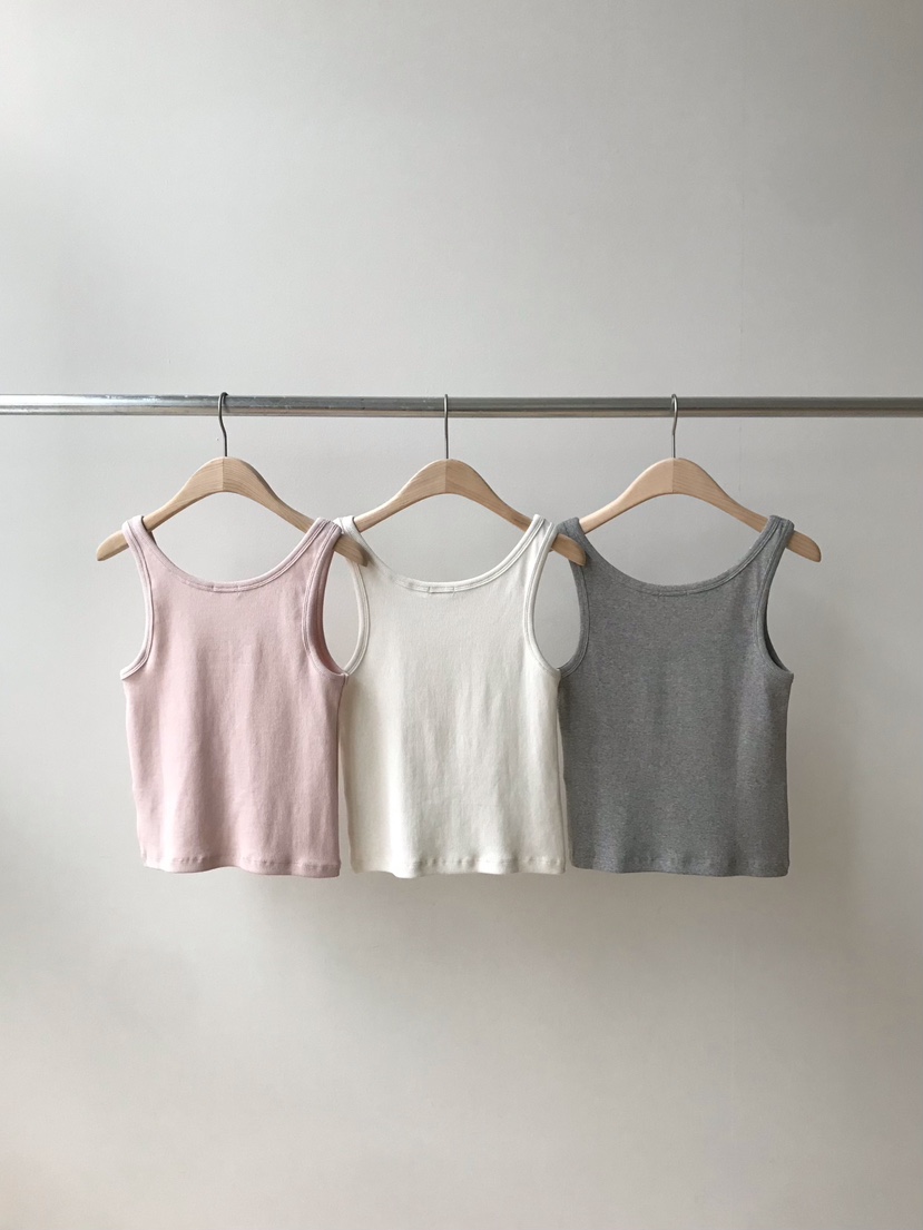 TAFFETA/MURET韓國直郵女裝新款職業人氣時尚吊帶背心羅紋TAFFETA/MURET吊帶/背心